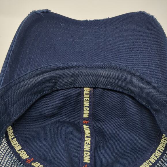 Jason Aldean The Only Way I Know Snapback Trucker Hat Blue One Size Embroidered - Picture 8 of 9